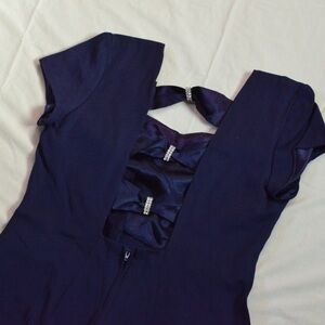 Vintage scarlett nite mini blue formal dress